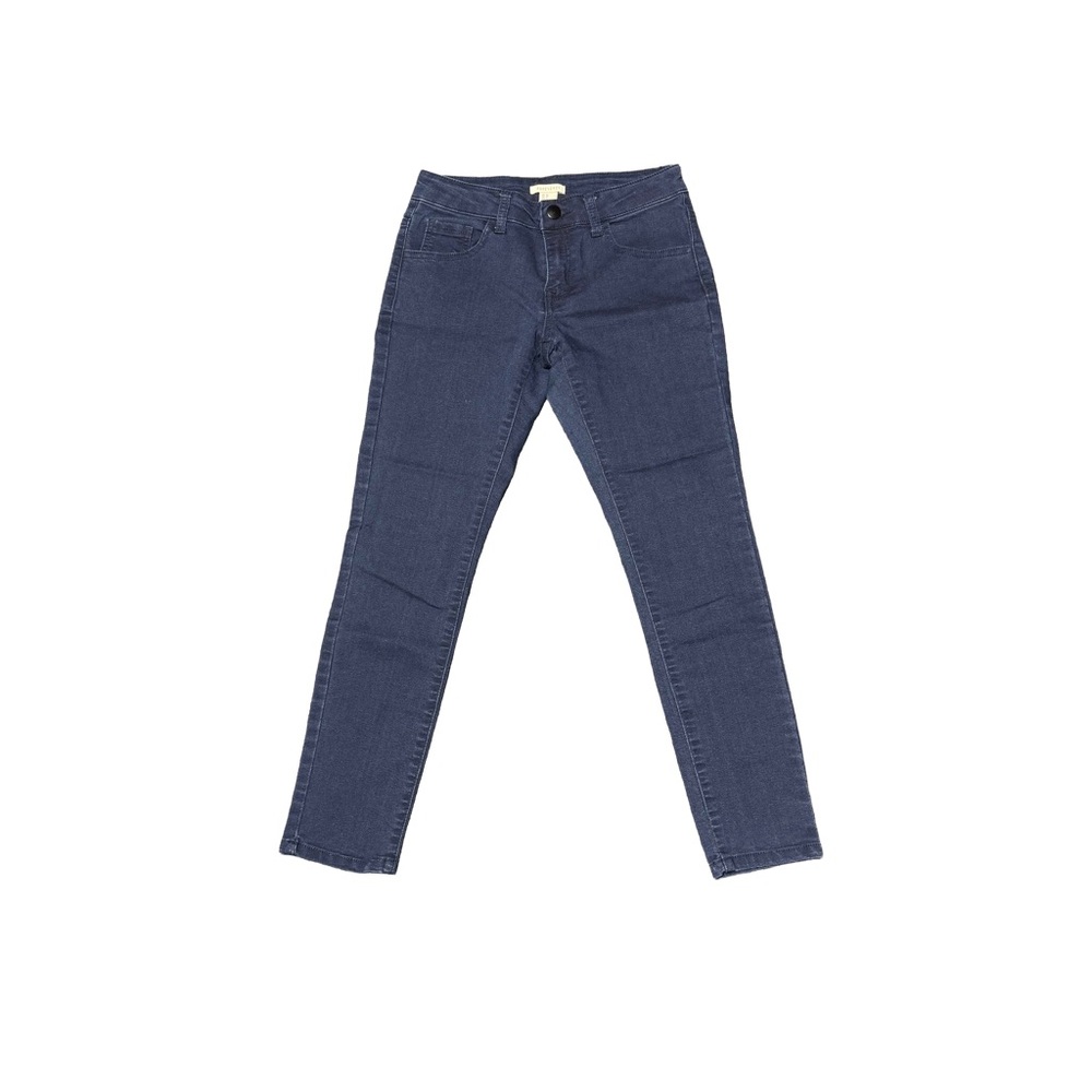 Forever 21 Women's Skinny Jeans - Dark Blue (Short Length)